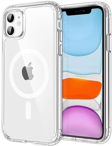 CACOE für iPhone 11 Hülle mit Militärschutz für MagSafe Handyhülle | für iPhone 11 Case,Transluzente Matte,37×N52 Magnete,12 Fuß Fallschutz,2400 GS Magnetkraft,Erhöhter Kameraschutz
