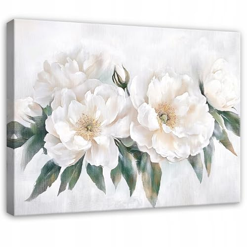 WallArena Leinwand Bilder 100x70 cm | Blumen, Leinwandbilder, Bild auf leinwand, Format: 100x70 cm (BxH) - einteilig auf Canvas Leinwand. Das Leinwand