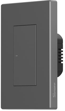 SONOFF M5 Matter Interrupteur mural intelligent WiFi 1 interrupteur mural avec minuterie et commande vocale, compatible avec Matter, Alexa et Google Home, nécessite un fil neutre (type 120)