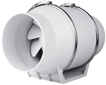 GLigeT Ventilateurs de salle Ventilateur de conduit silencieux, extracteur industriel, ventilateur domestique, d'extraction cuisine(Grand)