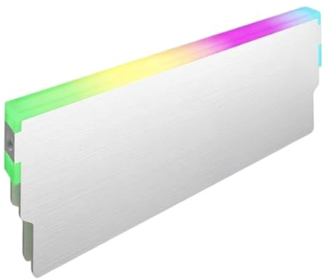High Efficiency Memory Cooling Cover with ARGB Lighting for PC RAMs Ensuring Low Temperatures and Quiet Functionality RAMs Heatsink