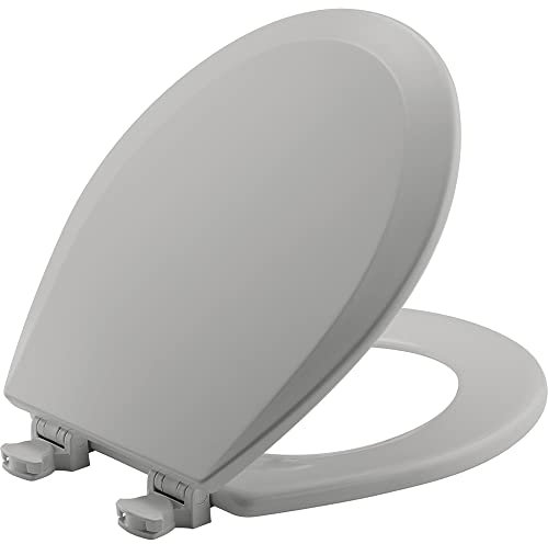 Bemis 500EC 162 Toilet Seat, Silver, Round