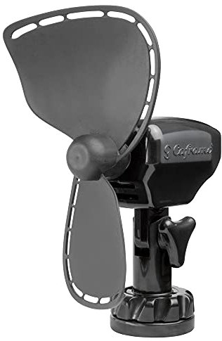 SEEKR Ultimate Ventilateur 24 V à 2 Niveaux de Vitesse à Prise d'allumeur Unisex-Adult, Noir, Petit