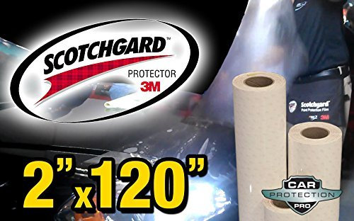 3M Scotchgard Clear Bra Surface Protection Bulk Film Roll 2-by-120-inches by Car Protection Pros