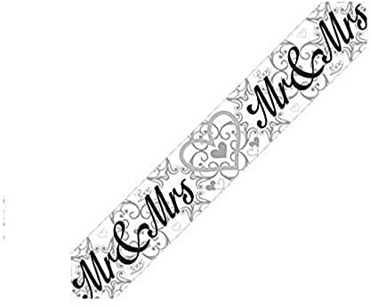 Oaktree UK Banner Mr & Mrs, metallisch, 2,7 m