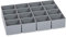 aidB NextGen Einsatzkasten Set 1/16 Unterteilung, 400 x 300 x 75 mm, ideal als Einsatz für Schubladen und NextGen Euroboxen