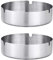 2 Stücke 10cm Edelstahl Aschenbecher Moderne Tischplatte Aschenbecher für Innenraum und Draußen