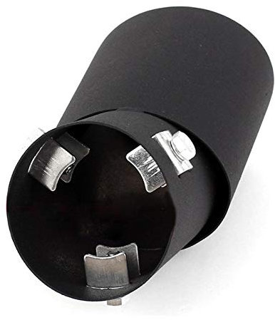 LZLWL Auspuffblenden 60mm oval gekrümmte Spitze Auspuffschalldämpfer Hinterradschlauch schwarz Autozubehör Auto Styling Auspuff Endrohr