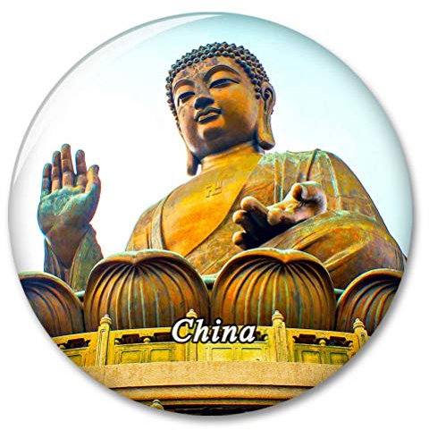 China Hong Kong Lantau Island Fridge Magnet Decorative Magnet Bottle Opener Tourist City Travel Souvenir Collection Gift Strong Refrigerator Sticker