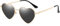 Junsika Herz Polarisierte Sonnenbrille für Damen Herren Vintage Festival Niedliche Herzförmige Party Schwarz Sonnenbrille