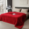 Bedding Aid wasserdichte Decke, Hundedecke Wasserdicht, Liebesdecke Wasserdicht, Katzendecke, Hundedecke, Hundedecke Sofa, Rot/Schwarz, Kuscheldecke (102x152cm)