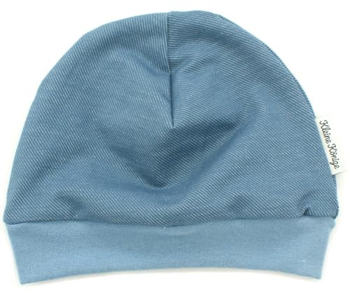 Kleine Könige Mütze Beanie · Jeansj hellblau, Jeansblau · 110/116