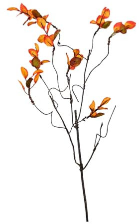 QUMIIRITY 1stück Kunstpflanze Gefälschte Zweig-Dekoration Mit Herbstlichen Beeren Für Zuhause Garten Und Büro Orange Für Stilvolle Wohnräumen Und Dekorationen