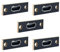 CY 5pcs/set DIY OEM Micro-USB 5Pin Female Type-B Socket Connector Panel Mount Type with PC Board USB 2.0 Pinout