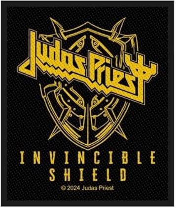 Halle15Clothes - Aufnäher/Patch für Kutte - Band Judas Priest - INVINCIBLE SHIELD