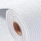 3D Schaumstoff Tapete Selbstklebend Leinenoptik Wandsticker Wasserdicht Feuchtigkeitsbeständig Dekorfolie Für Wohnzimmer Schlafzimmer Küche 50Cm X 10M Design, Wandaufkleber(Weiß)