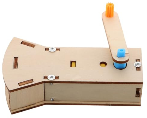 Gogogmee Handkurbel Taschenlampe Bausatz mit LED Licht Tragbare Notleuchte Selbstgemacht Stromerzeugungsmodell für Camping und Physikunterricht