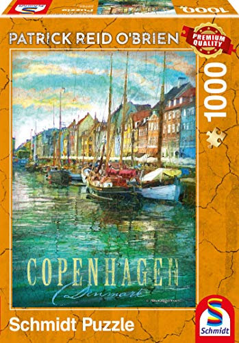 Schmidt Spiele Puzzle 59583 Patrick Reid O'brien, Kopenhagen, 1000 Teile