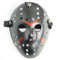 BOOLAVARD Horror Halloween Costume Hockey Mask Party Puntelli Cosplay Maschera (Nero)