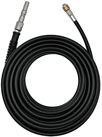 20 Meter Rohrreinigungsschlauch Set für Hochdruckreiniger mit D12 DN12 Stecksystem kompatibel mit KEW Nilfisk Kränzle bully k1152 k2000 serie uvm…