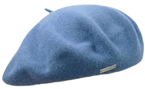 Seeberger Damen Serie Scheffau Beanie, blau, 6 3/4 / 7 1/4