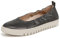 Vionic Women's Uptown Ballet Flat, Polluted Silver Leather, 6.5 UK
