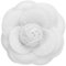 PATIKIL Broches en Forme de Fleur de Camélia, Broches Florales Faites à La Main en Tissu Vintage pour Femmes, pour Chapeau, Robe, Chemise, Cravate, Corsage, Couleur Blanche