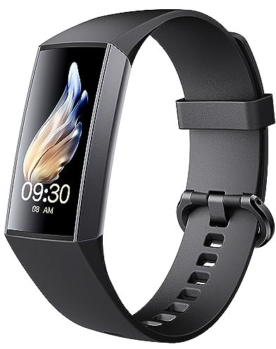 Fitnessuhr Herren Blutdruckmessung Schlaftracker Gesundheitsuhr Fitness Tracker Herren Fitnessuhr Damen Schmal Smartwatch Sportuhr Schrittzähler ohne App und Handy Pulsuhr Android IOS Schwarz Blau
