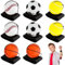 XTUDOU® 8 STK Springball mit Schnur, Ø 6cm Handgelenk Ball mit Schnur Ball an Schnur Springball Returnball für Kinder Erwachsene Handgelenksübungen