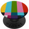 Retro TV SMPTE Color Bars 80er 90er Jahre Ästhetik PopSockets Klebender PopGrip