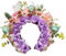Qsvbeeqj Elegante Blumenkronen Stirnbänder Anmutige Blumenstirnbänder Seidenblumen Haare Für Hochzeiten Und Porträts