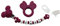 LANCK Attache tétine - Création personnalisée – Accessoire décoratif multi-usage – Cadeau artisanal unique - Minnie Silicone