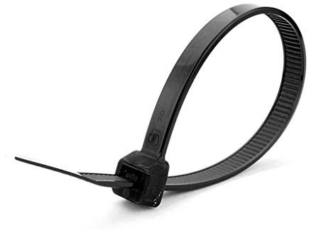Pack of 100 small cable ties (Black) approx 100mm