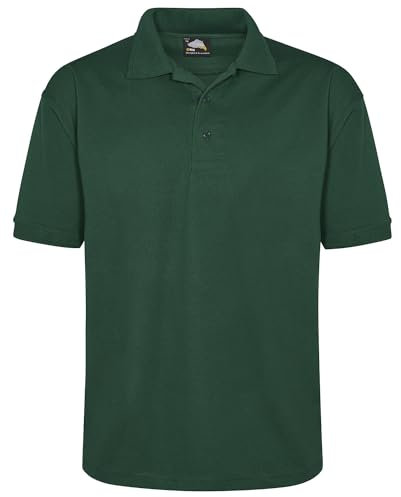 ORN Polo Shirt for Men Adult - Short Sleeve Workwear | UK Casual Smart Tops for Men, Professional Work Wear - 1150 Eagle Bottle Green - 3XL