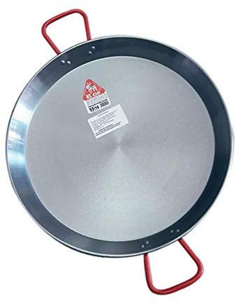 Plato de paella acero pulido Diam. 26 cm (2 Pers.)