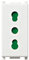 VIMAR 0R14203 Plana Bpresa con protezione Sicury 2P+T 16A standard italiano tipo P17/11, bianco