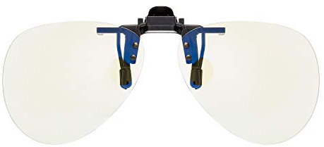 Ultra Blue Light Blocking Glasses Clip On Flip Up Bluelight Block Glasses for Anti Eye Strain Fatigue Anti Blue Light Glasses Men and Women Will Love Clear Glass Computer Glasses Gaming Glasses