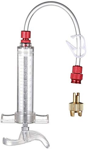 Dymoece Dichtmittel Reifendichtmittel spritze für Schlauchlose Fahrräder und Presta Schrader Ventileinsatz Entfernungswerkzeug für Stans No Tubes Dichtmittel und andere Dichtmittel der Marke
