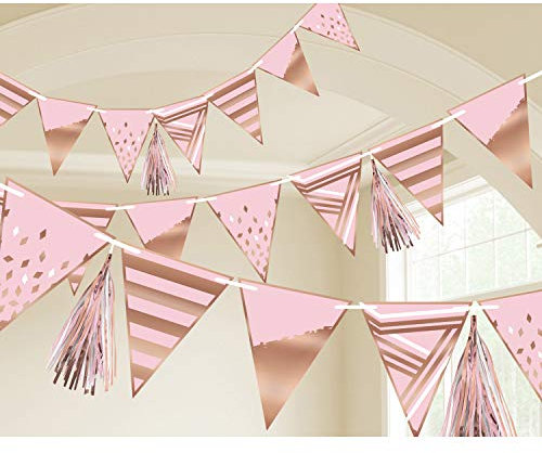 Flag Banner Rose Gold