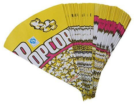 Trjgtas 100 x Popcorntüten Papiertüten Mandeln Popcorn S