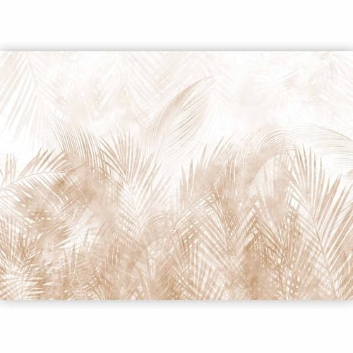 murando PREMIUM Papier peint Feuilles 400x280 cm Décoration Murale XXL Poster Tableaux Muraux Tapisserie Photo Nature Palmier Feuilles Botanique beige b-A-10300-a-b
