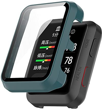Feysentoe Pellicola Protettiva Cover Compatibile con HUAWEI Watch D Vetro temperato Protezione Totale Ultra Sottile HD Clear Pellicola Protettiva.(verde)