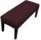 Lollanda Universal-Bezug für Esszimmer-Bank, Stretch Dining Bench Cover, Elastische Stretch Husse für Hotel, Bankett, Restaurant, Wohnzimmer, Schlafzimmer (Kaffeefarbe)