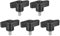 QUARKZMAN 5Pcs Pomello a Vite di Serraggio, M5 x 10mm in Acciaio Inossidabile 304 a Forma di T per Sostituire Rapidamente La Manopola di Serraggio a Mano