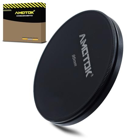 Tapas de filtro de lente de metal de 95 mm, compatibles con todos los filtros de lente de cámara de 95 mm, accesorio de filtro (UV, CPL, ND, lente roscada), máquinas herramientas CNC de ultra