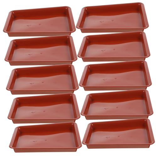 Parliky Flower Pot Trays Plant Drainage Trays Plant Saucers for Outdoor Succulent