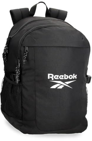 Reebok Carson Rucksack, Schwarz, 30 x 47 x 18,5 cm, Polyester, 26,09 l von Joumma Bags, Schwarz, Talla única, Tagesrucksa