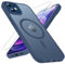 TQIAHF Magnetic Phone Case for iPhone 12/iPhone 12 Pro Case with 2 Tempered Glass Screen Protector Compatible with MagSafe Military Grade Translucent Matte Phone Cover for iPhone 12/12 Pro,Blue