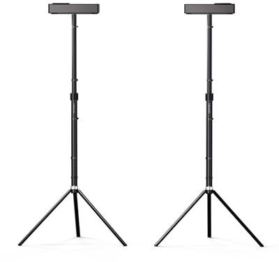 Ultimea Soportes para Altavoces, Soportes de Altura Ajustable para Nova S90, Sonido Envolvente a Nivel del Oído, Extensión de 62cm a 93cm, Soporte de Altavoces de pie - 1 par, Steady S90