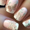 Spring Matte Pink Press on Nails Short Medium Square Nails Press ons French Fake Nails with 3D Cute Butterfly Flower Design Full Cover Natural Fit False Nails Acrylic Glue on Nails for Women 24 Pcs